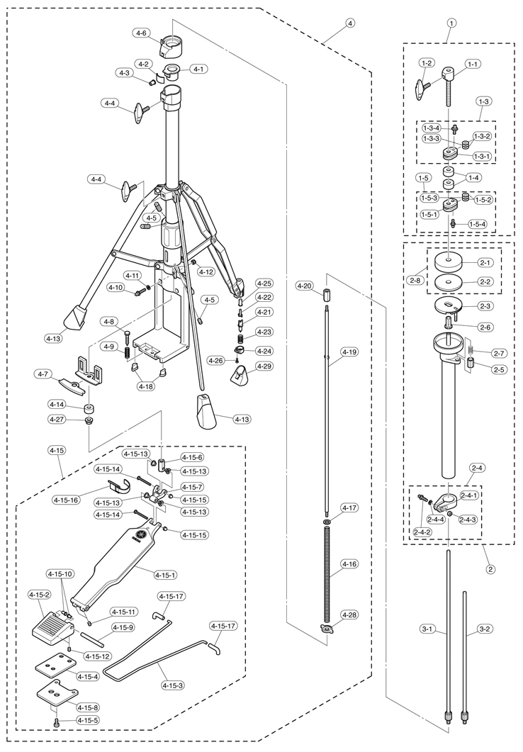ドラムパーツ】HS1200 / YAMAHA(ヤマハ)【ハイハットスタンド ドラムパーツ】HS1200 / YAMAHA(ヤマハ)【ハイハットスタンド